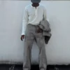 Teksturowane jeansy typu baggy Teksturowane jeansy typu baggy