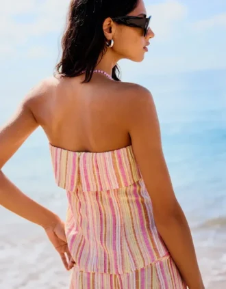 Top bandeau w paski