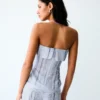 Top bandeau w paski – damski Top bandeau w paski – damski