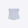 Top bandeau w paski – damski Top bandeau w paski – damski