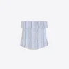 Top bandeau w paski – damski Top bandeau w paski – damski