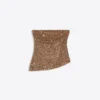 Top bandeau z cekinami Top bandeau z cekinami
