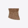 Top bandeau z cekinami Top bandeau z cekinami