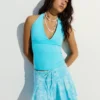 Top z wiązaniem na szyi – #Bershkastyle – damski Top z wiązaniem na szyi – #Bershkastyle – damski