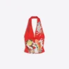Top z wiązaniem na szyi Ed Hardy X Bershka
