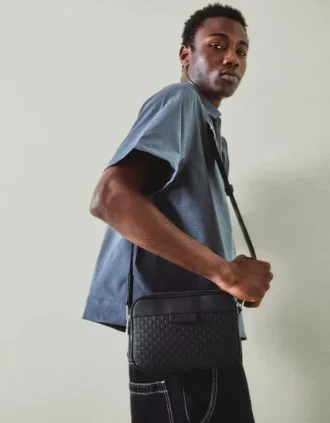 Torba crossbody z monogramem – Akcesoria – Mężczyźni