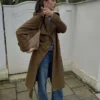 Trencz z imitacji zamszu Trencz z imitacji zamszu