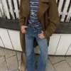 Trencz z imitacji zamszu Trencz z imitacji zamszu