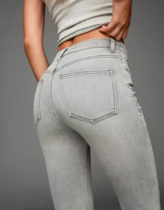 Wysokie, miękkie Jeansy Skinny – Spodnie Wysokie, miękkie Jeansy Skinny – Spodnie