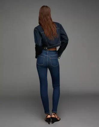 Wysokie, miękkie Jeansy Skinny – Spodnie Wysokie, miękkie Jeansy Skinny – Spodnie
