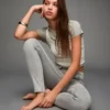 Wysokie, miękkie Jeansy Skinny – Spodnie