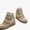 Wysokie Sneakersy z wewnętrznym klinem – Obuwie