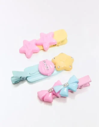 Zestaw spinek z futerkiem Polly Pocket Zestaw spinek z futerkiem Polly Pocket